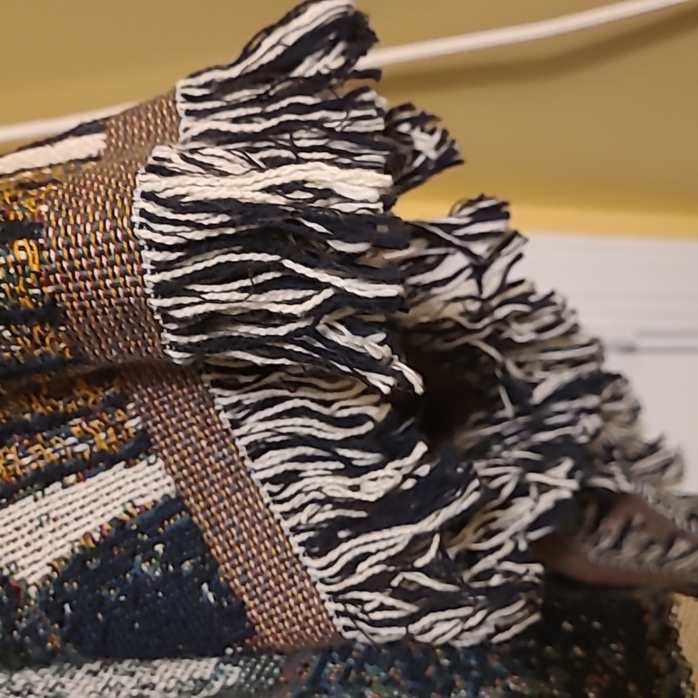 Bold Artistic Pullover Wrap - image 5